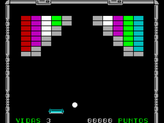 Brick Breaker screenshot 3 for ZX Spectrum